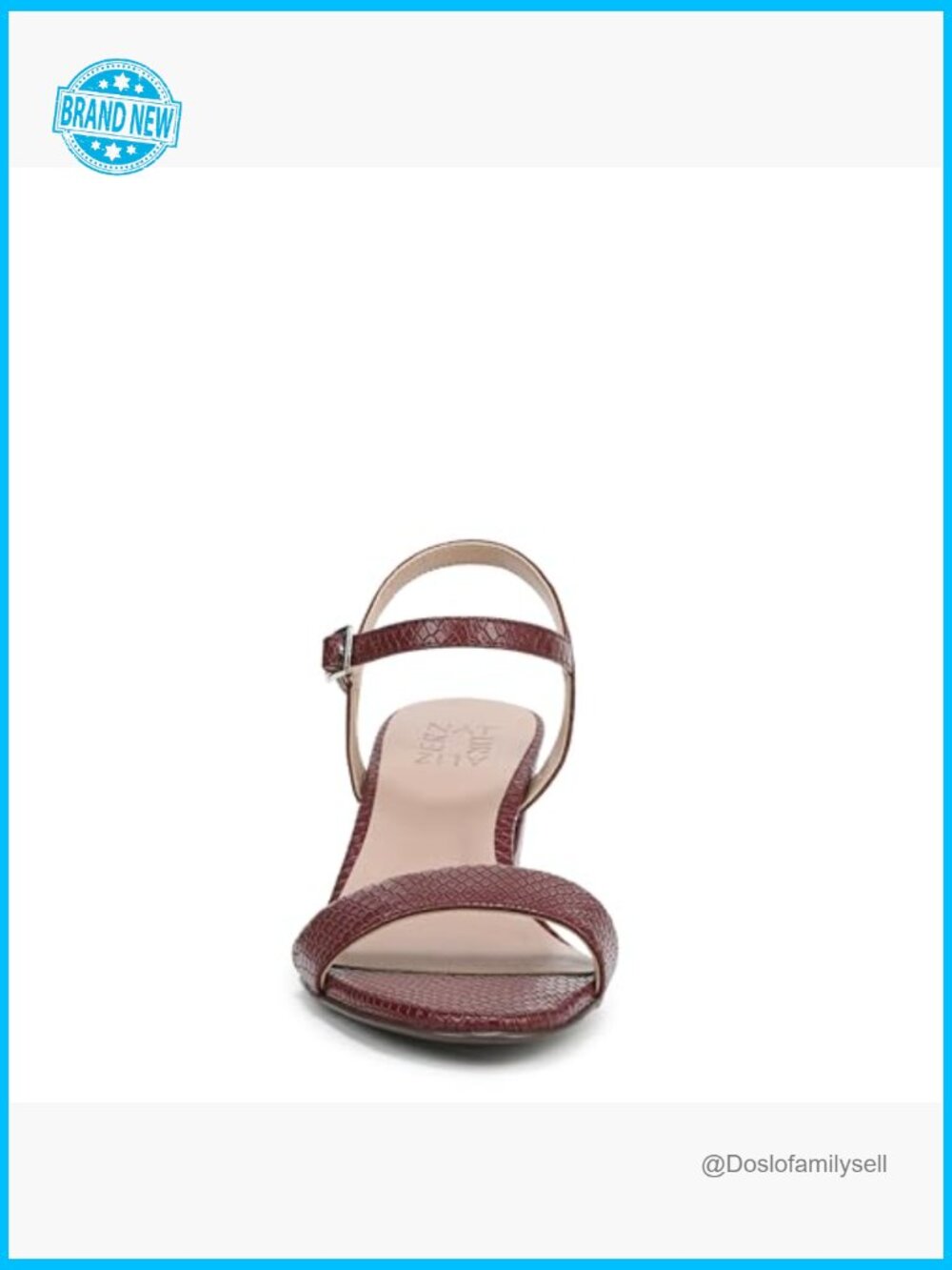 Versatile Minimal Block Heel Sandal Adjustable Buckle Non-Slip Outsole - Picture 2 of 7